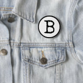 Brief B Ronde Button 5,7 Cm (In situ)