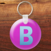 Brief B Sleutelhanger (Voorkant)