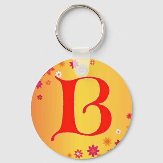 Brief B Sleutelhanger (Voorkant)