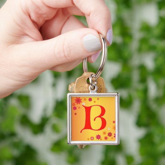 Brief B Sleutelhanger (Hand)