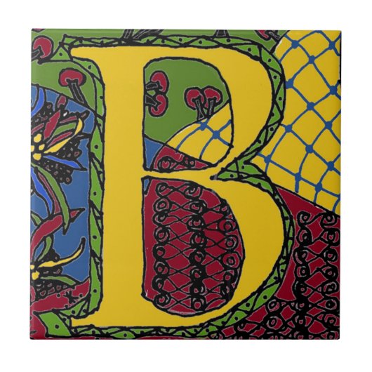 Brief B Tegeltje (Voorkant)