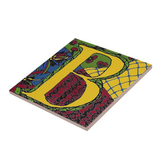 Brief B Tegeltje (Zijkant)