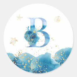 *~* BRIEF B - Zee Ocean Beach Envelope Sticker