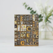 Brief C Briefkaart (Staand voorkant)