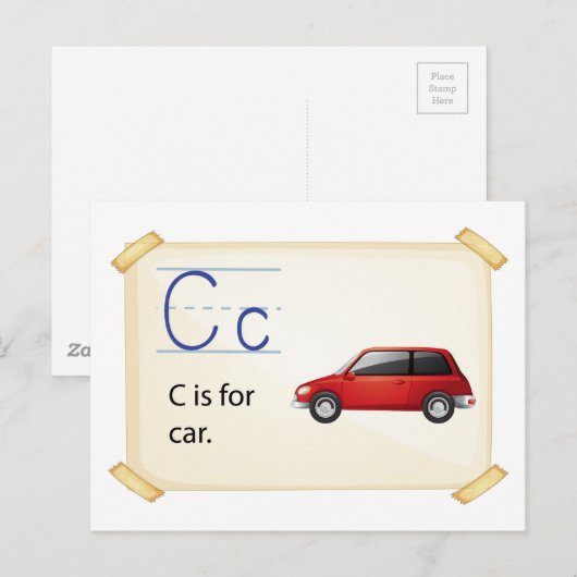 Brief C Briefkaart (Voorkant / Achterkant)