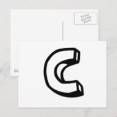 Brief C Briefkaart (Voorkant / Achterkant)