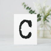 Brief C Briefkaart (Staand voorkant)