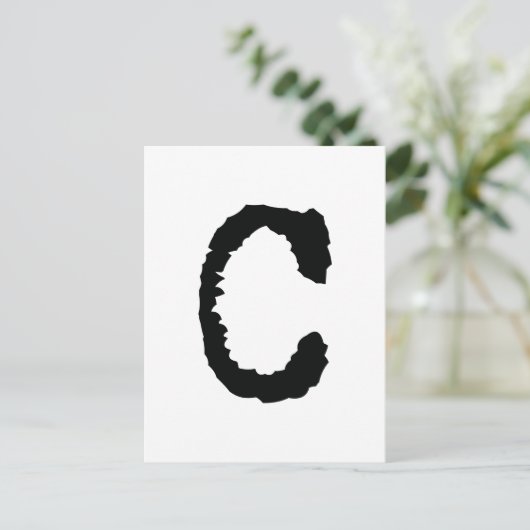 Brief C Briefkaart (Staand voorkant)