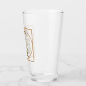 BRIEF C MONOGRAM Beauful Wedding New Home Gift Glas (Links)