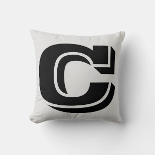 BRIEF C MONOGRAM PILLOW KUSSEN