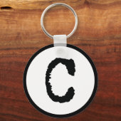 Brief C Sleutelhanger (Voorkant)