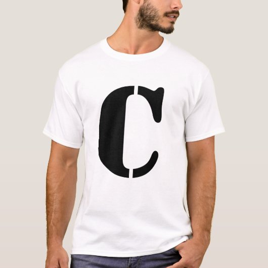 Brief C T-shirt (Voorkant)