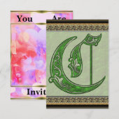 Brief C Uitnodiging (Voorkant / Achterkant)