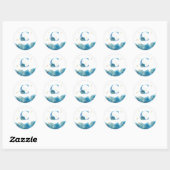 *~* BRIEF C - Zee Ocean Beach Envelope Sticker (Vel)
