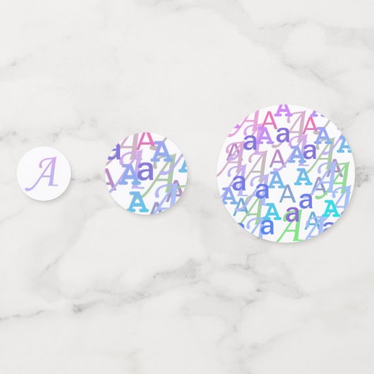 Brief Confetti "A" (Voorkanten)