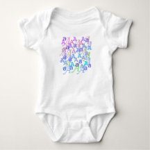 Brief Confetti "A" Baby romper