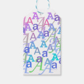 Brief Confetti "A" Cadeaulabel (Voorkant)