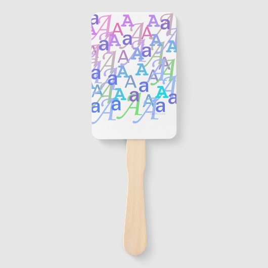 Brief Confetti "A" Handwaaier (Voorkant)