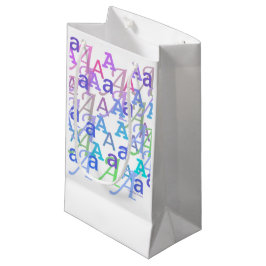 Brief Confetti "A" Klein Cadeauzakje