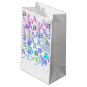 Brief Confetti "A" Klein Cadeauzakje (Achterkant Gekanteld)