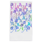 Brief Confetti "A" Klein Cadeauzakje (Voorkant)