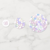 Brief Confetti "B" (Achterkanten)