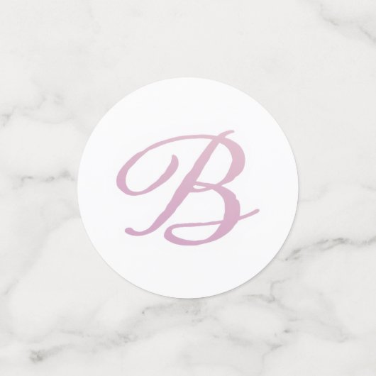 Brief Confetti "B" (Kleine voorkant)