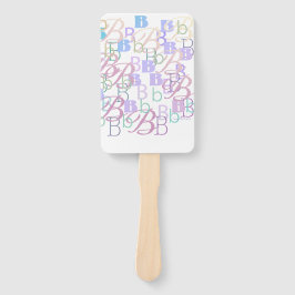Brief Confetti "B" Handwaaier