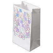 Brief Confetti "B" Klein Cadeauzakje (Achterkant Gekanteld)