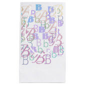 Brief Confetti "B" Klein Cadeauzakje (Voorkant)