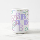 Brief Confetti "B" Koffiemok (Center)