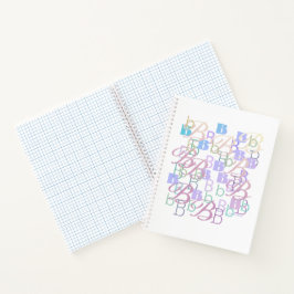 Brief Confetti "B" Notitieboek