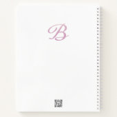 Brief Confetti "B" Notitieboek (Achterkant)