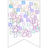 Brief Confetti "B" Vlaggetjes (Derde vlag)