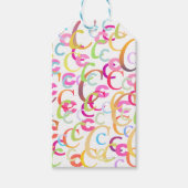 Brief Confetti "C" Cadeaulabel (Voorkant)