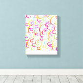 Brief Confetti "C" Canvas Afdruk (Insitu (Houten vloer))