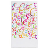 Brief Confetti "C" Klein Cadeauzakje (Achterkant)