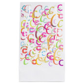 Brief Confetti "C" Klein Cadeauzakje (Voorkant)