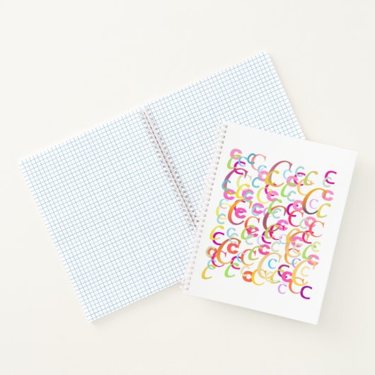 Brief Confetti "C" Notitieboek (Binnen)
