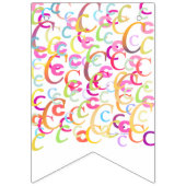 Brief Confetti "C" Vlaggetjes (Derde vlag)
