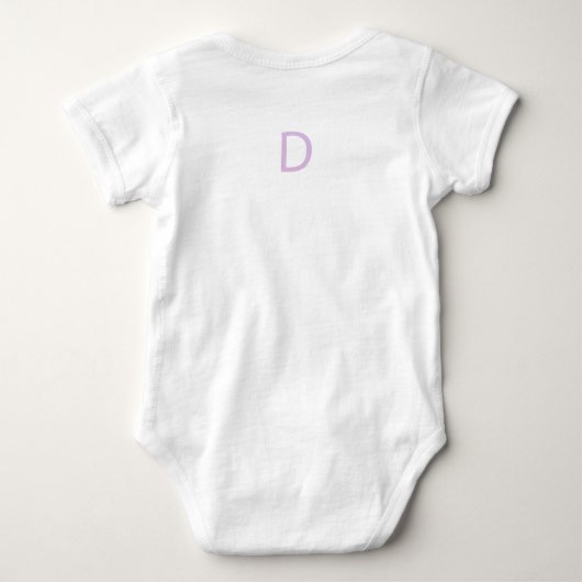 Brief Confetti "D" Baby romper (Achterkant)