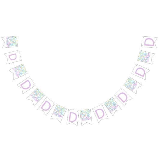 Brief Confetti "D" Vlaggetjes (Alle)