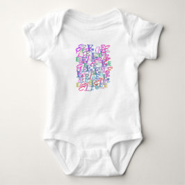 Brief Confetti "E" Baby romper