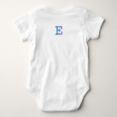 Brief Confetti "E" Baby romper (Achterkant)