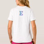 Brief Confetti "E" T-shirt (Achterkant)
