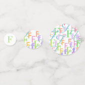 Brief Confetti "F" (Voorkanten)