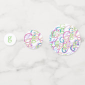 Brief Confetti "G" (Voorkanten)