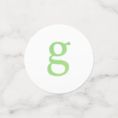 Brief Confetti "G" (Kleine voorkant)