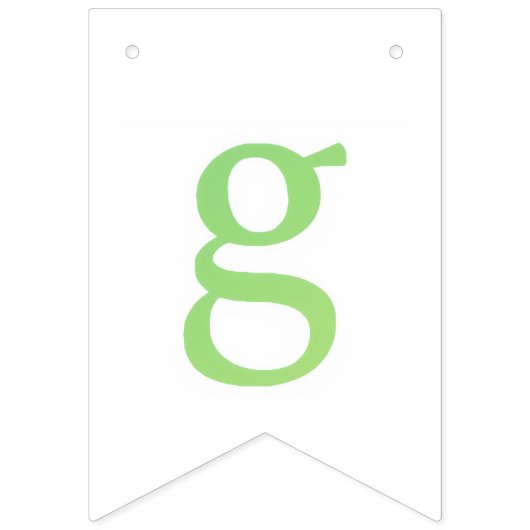 Brief Confetti "G" Vlaggetjes (Tweede vlag)