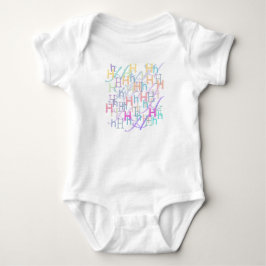 Brief Confetti "H" Baby romper